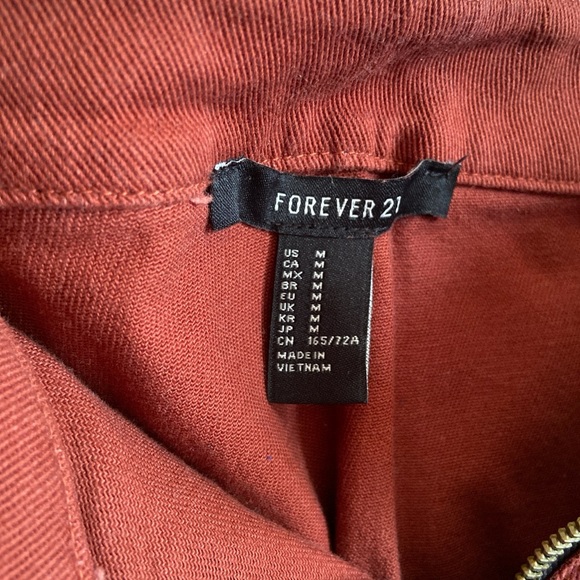 F21 rust denim skirt - Picture 3 of 3